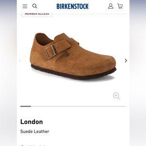 Birkenstock London suede leather